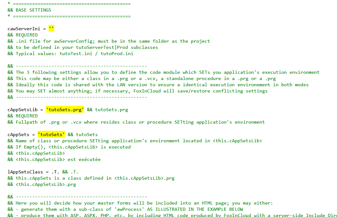 FoxInCloud Live Tutorial Sample: Web Server class